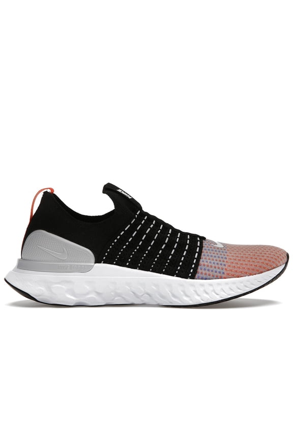 Men's React Phantom Run Flyknit 2 Black Team Orange Running Shoes, from StockX