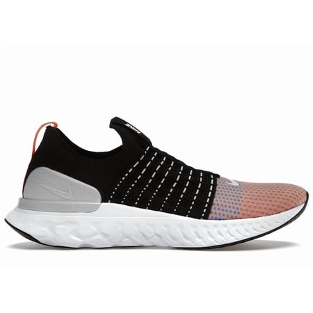 Nike Men's React Phantom Run Flyknit 2 Black Team Orange Running Shoes, from StockX