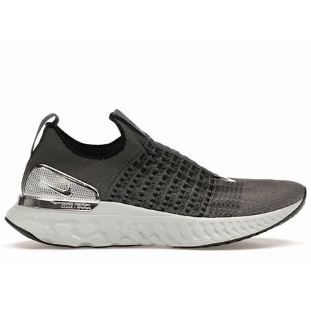Nike Men's React Phantom Run Flyknit 2 Iron Grey Silver Running Shoes, from StockX