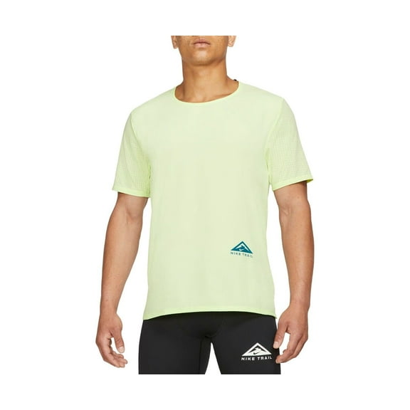 Nike Men's Rise 365 Trail Lime Ice Short Sleeve Top T Shirt Size 2XL