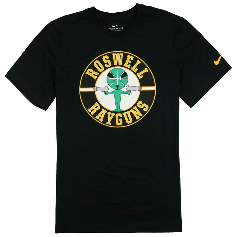 Nike Men's Small Roswell Rayguns Black T-Shirt, Cotton Clothes