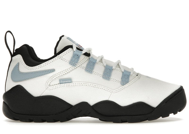 Nike Men's SB Darwin Low Supreme Sail Skateboarding Shoes, from