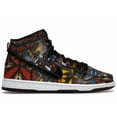 thumbnail image 1 of Nike Men's SB Dunk High Concepts Stained Glass Skateboarding Shoes, from StockX, 1 of 5