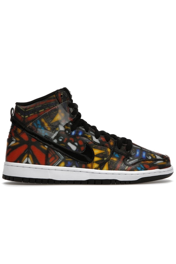 Men's SB Dunk High Concepts Stained Glass Skateboarding Shoes, from StockX