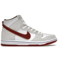 thumbnail image 1 of Nike Men's SB Dunk High Sail Bright Crimson Skateboarding Shoes, from StockX, 1 of 5