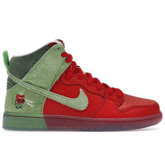 Nike Men's SB Dunk High Strawberry Cough (Regular Box) Skateboarding Shoes, from StockX