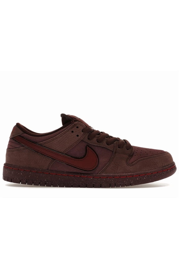 Men's SB Dunk Low City of Love Burgundy Crush Skateboarding Shoes, from StockX