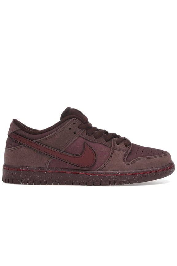 Men's SB Dunk Low City of Love Burgundy Crush Skateboarding Shoes, from StockX