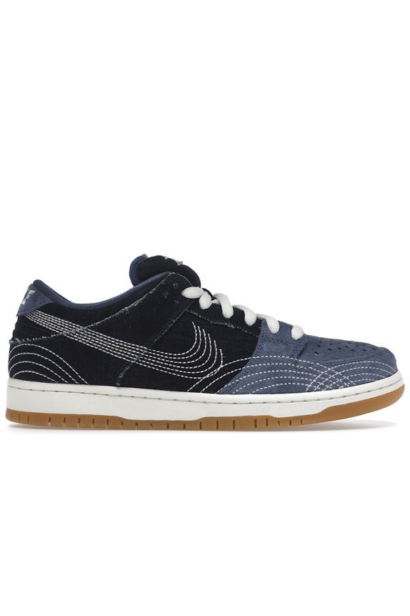 Men's SB Dunk Low Denim Sashiko Skateboarding Shoes, from StockX