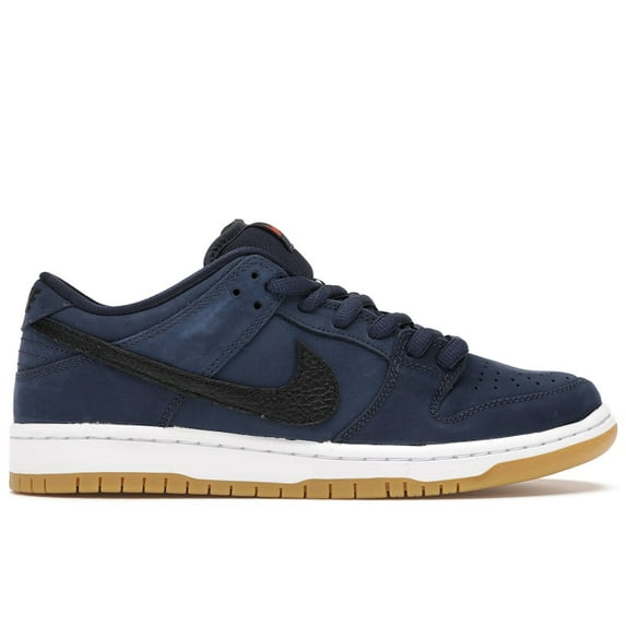 Nike Men's SB Dunk Low Navy Black Gum Skateboarding Shoes, from StockX