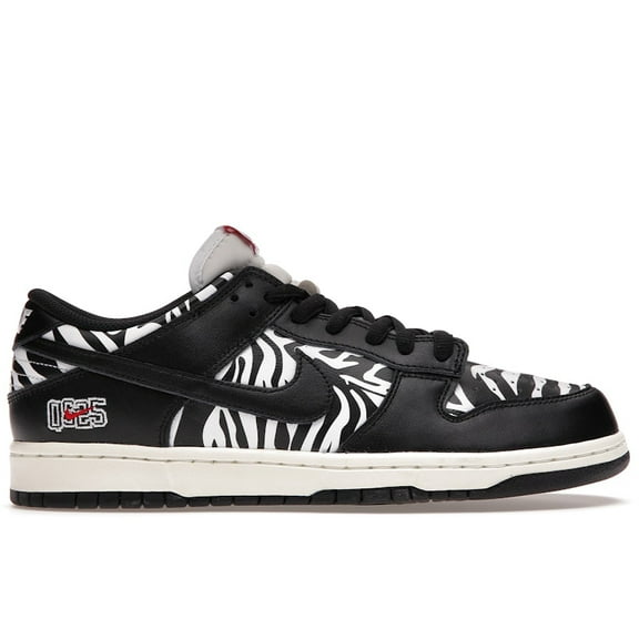 Nike Men's SB Dunk Low OG QS Quartersnacks Zebra Skateboarding Shoes, from StockX