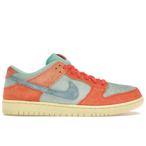 Nike Men's SB Dunk Low Orange Emerald Rise Skateboarding Shoes, from StockX