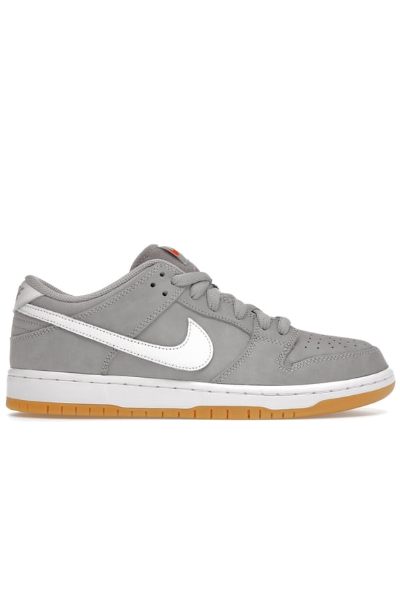 Men's SB Dunk Low Pro ISO Orange Label Wolf Grey Gum Skateboarding Shoes, from StockX
