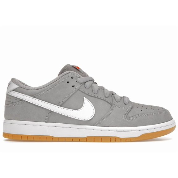 Nike Men's SB Dunk Low Pro ISO Orange Label Wolf Grey Gum Skateboarding Shoes, from StockX