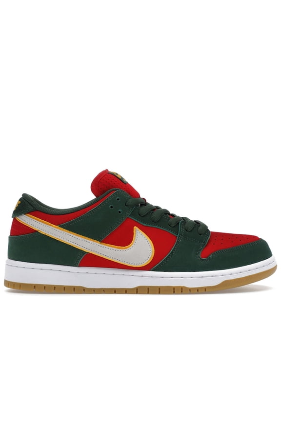 Men's SB Dunk Low Pro PRM Seattle Supersonics Skateboarding Shoes, from StockX