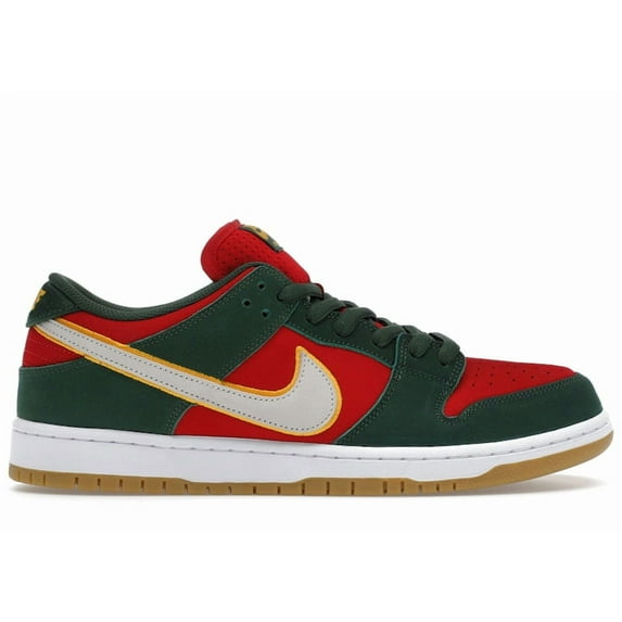Nike Men's SB Dunk Low Pro PRM Seattle Supersonics Skateboarding Shoes, from StockX