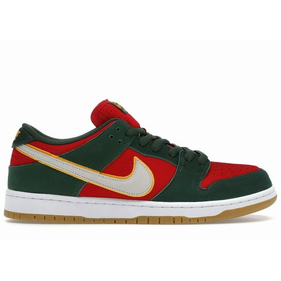 Nike Men's SB Dunk Low Pro PRM Seattle Supersonics Skateboarding Shoes, from StockX