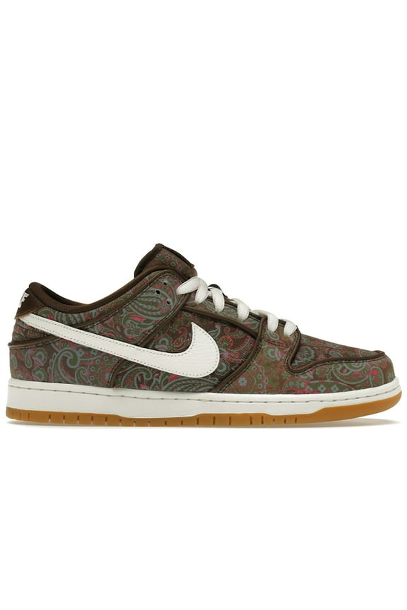 Men's SB Dunk Low Pro Paisley Brown Skateboarding Shoes, from StockX
