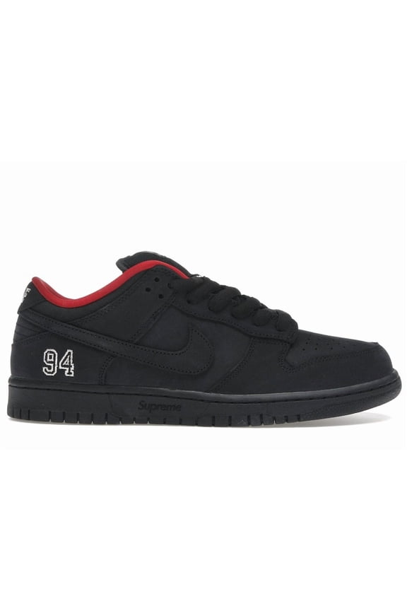 Men's SB Dunk Low Supreme 94 Black Skateboarding Shoes, from StockX
