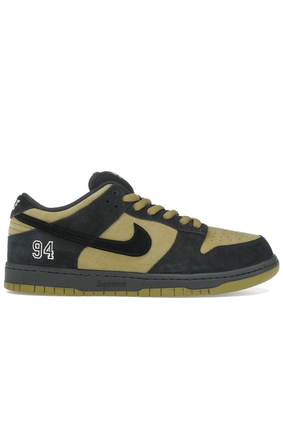 Men's SB Dunk Low Supreme 94 Camper Green Skateboarding Shoes, from StockX