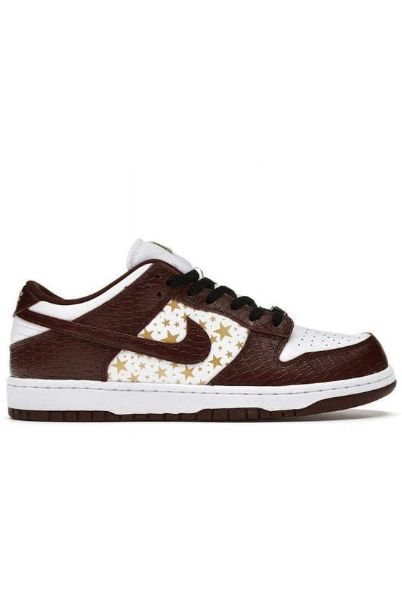 Men's SB Dunk Low Supreme Stars Barkroot Brown (2021) Skateboarding Shoes, from StockX
