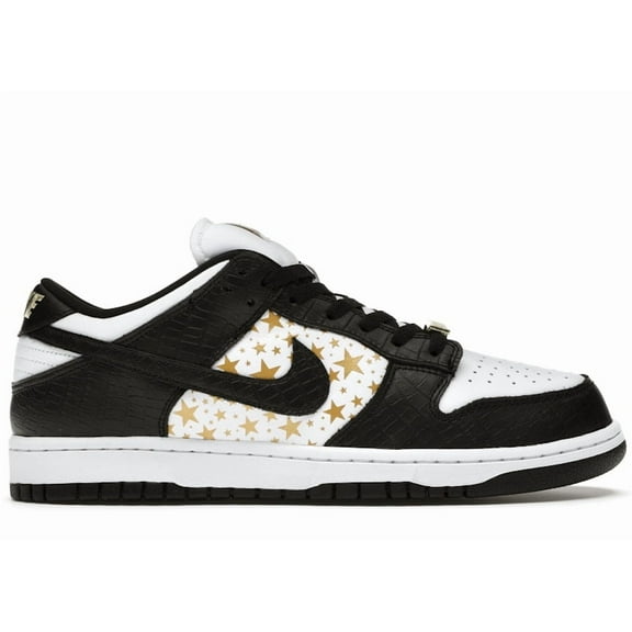 Nike Men's SB Dunk Low Supreme Stars Black (2021) Skateboarding Shoes, from StockX