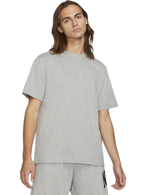 Men's SB Essentials Skateboarding Short Sleeve T-Shirt Dark Grey Heather