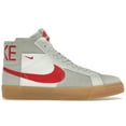 thumbnail image 1 of Nike Men's SB Zoom Blazer Mid Premium Deconstructed White University Red Gum Skateboarding Shoes, from StockX, 1 of 5
