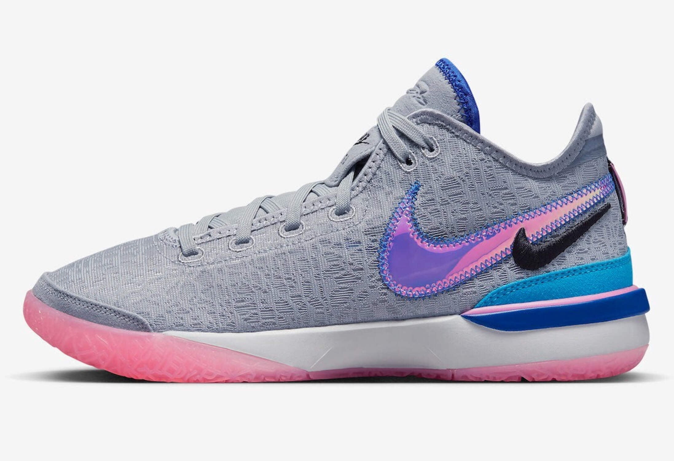 Nike Zoom Lebron Nxxt Gen Sneakers, DR8784-002, Men's Wolf Grey