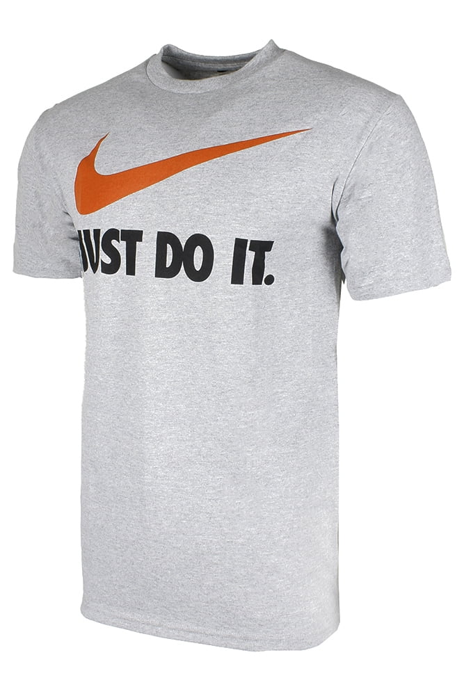 Ubuy Nike Just Do It Grey T Shirt Buy Just Do It Nike Shirt Orange Shop
