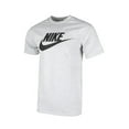 thumbnail image 1 of Nike Men's Short Sleeve Logo Swoosh Printed Active T-Shirt Grey M, 1 of 6