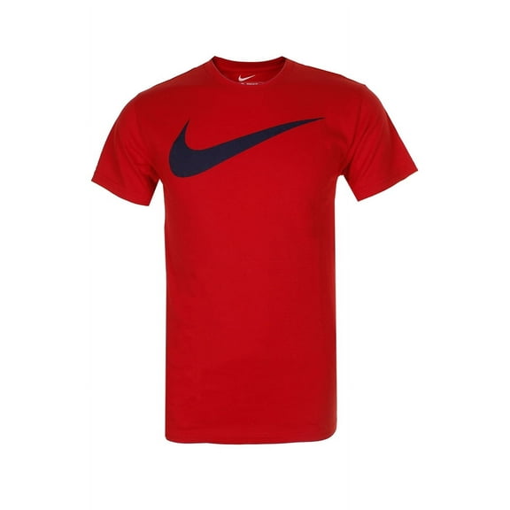 Nike Men's Short Sleeve Swoosh Graphic Active T-Shirt Red L