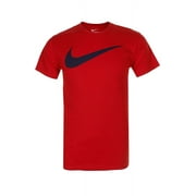 Nike Men's Short Sleeve Swoosh Graphic Active T-Shirt Red M