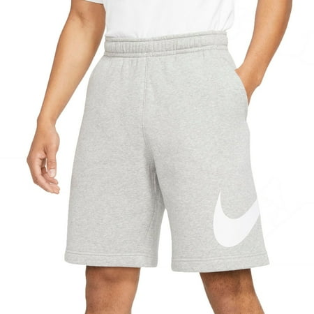 Nike Men's Shorts NSW Club Athletic Fitness Workout Training Graphic Bottoms, Grey, S