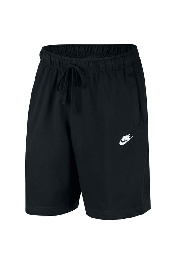 Men's Shorts Sportswear Club Sports Pants 100% Cotton Casual Pants Short, Black, M