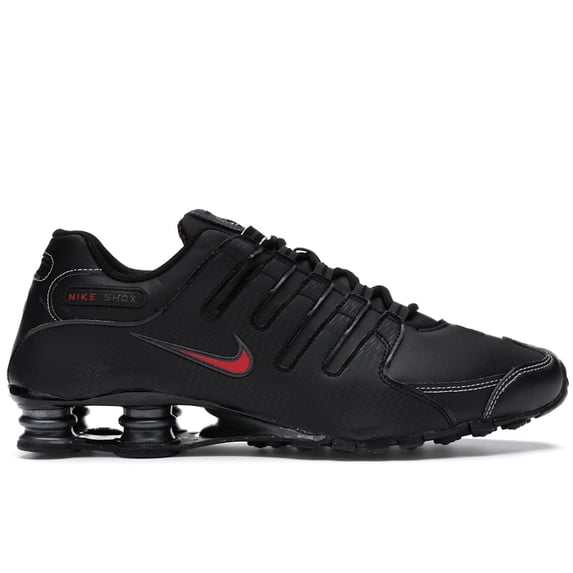 Nike Men's Shox NZ Black Varsity Red Shoes, from StockX