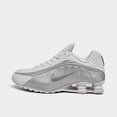 thumbnail image 1 of Nike Men's Shox R4 Sneaker - White/Silver, 1 of 1