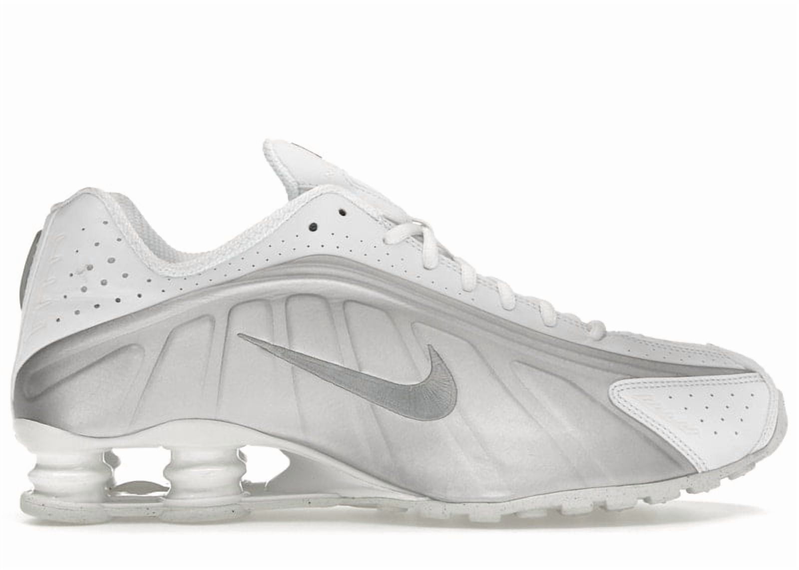 Nike Shox BB4 White Metallic Silver Men\'s Size 9.5 Nike Shox Bb4 Olympic Colorway: White/Midnight Navy/Metallic  main image 2
