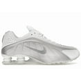 thumbnail image 1 of Nike Men's Shox R4 White Bright Crimson Metallic Silver Shoes, from StockX, 1 of 5