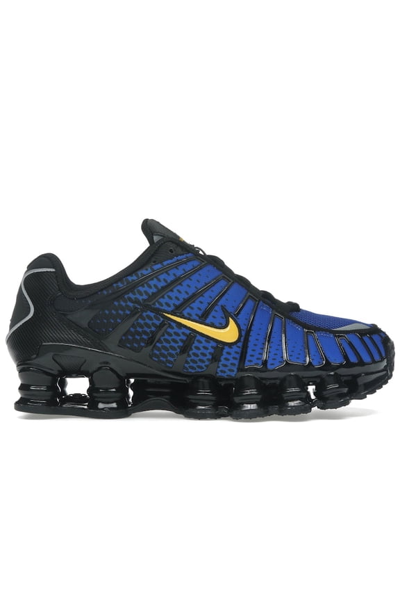 Men's Shox TL Black Lyon Blue Varsity Maize Shoes, from StockX