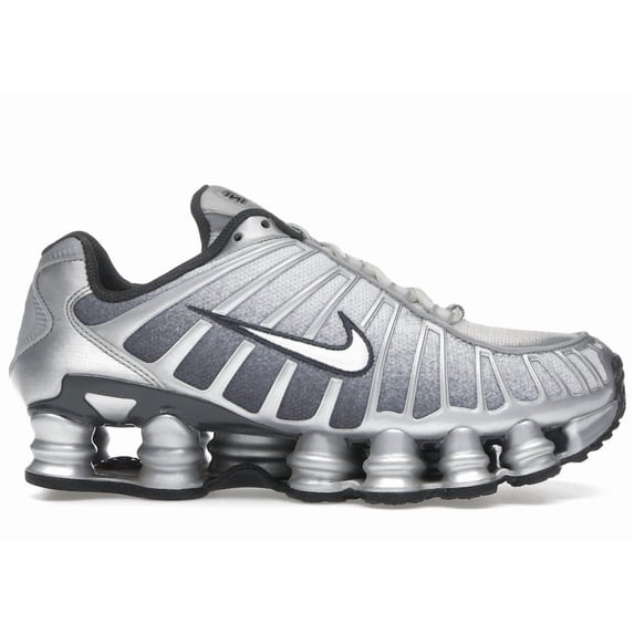 Nike Men's Shox TL Metallic Silver Shoes, from StockX