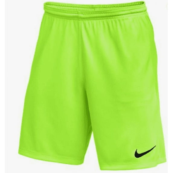 Nike Mens Dry Park III Short NB (Volt, Medium)