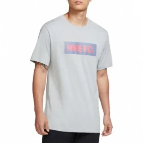 Nike Men's Soccer Training Performance Graphics Football Tee, Light Grey, 2XL