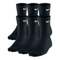 thumbnail image 1 of Men's Nike 6-Pack Everyday Cushioned Crew Training Socks Color: Black Size: 6-8, 1 of 5