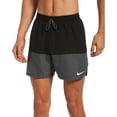 thumbnail image 1 of Nike Men's Split 5\" Volley Shorts (Black, M), 1 of 1