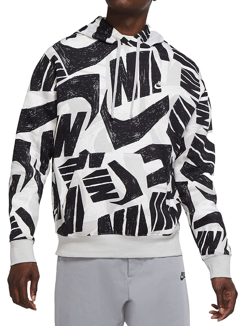 Allover Print Nike Hoodie With Nike Logo All Over Shop Nike Men's