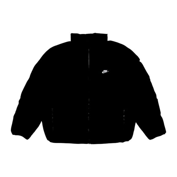 Nike Men's Sportswear Club Puffer Jacket Black/White, from StockX