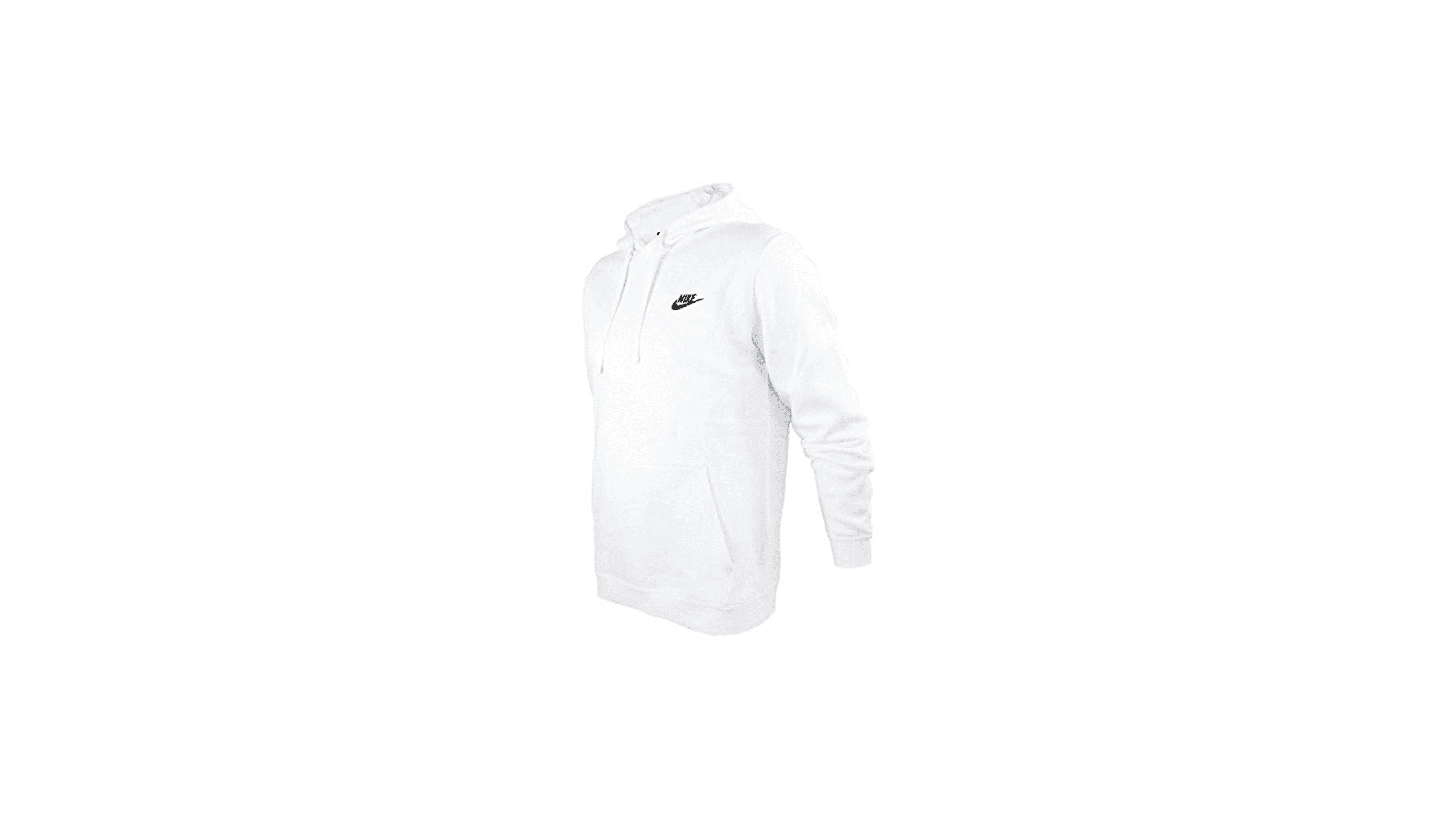 white nike hoodie zip up