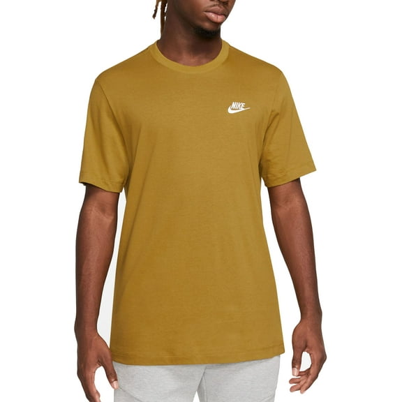 Nike Men's Sportswear Club T-Shirt (Bronzine, S)