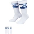 thumbnail image 1 of Nike Men's Sportswear Everyday Essential Crew Socks – 3 Pack (White/Game Royal, ), 1 of 1